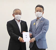 「心をひとつに ふくい応援」基金へ寄付を行いました