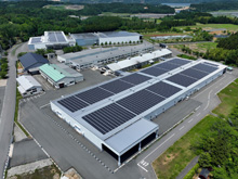 細呂木事業所に自家消費型 太陽光発電設備を増設