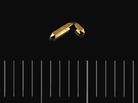 □0.5の微小サイズＬ曲げ加工