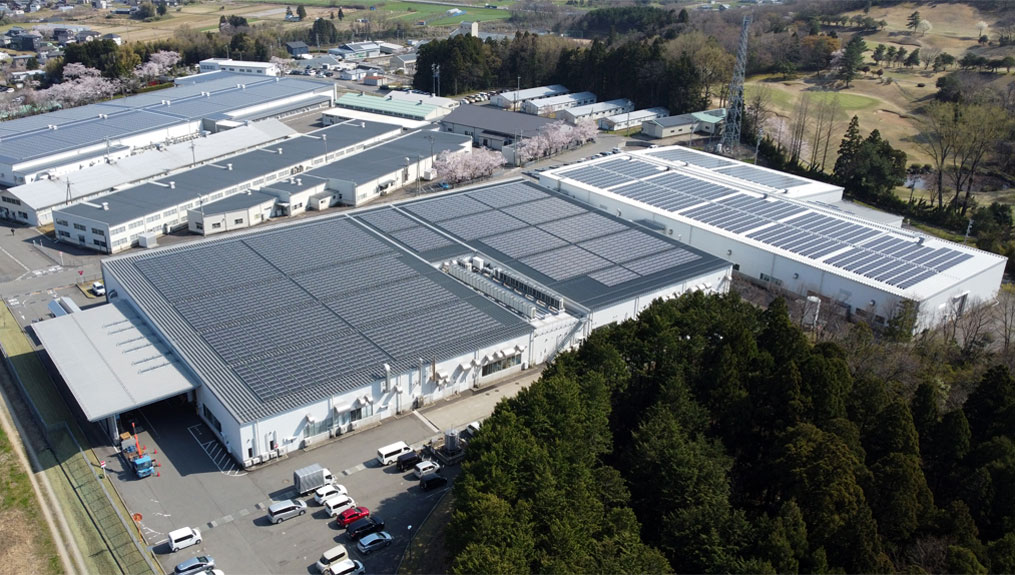 太陽光発電設備（細呂木事業所 第８，９棟）