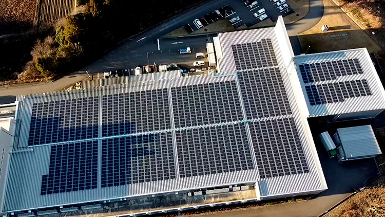 太陽光発電設備（加賀工場）